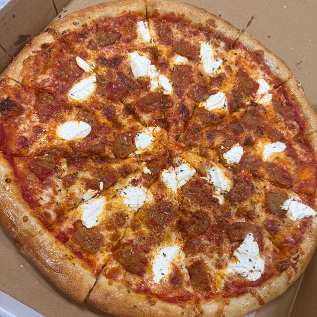 Meatball Parm Pizza.